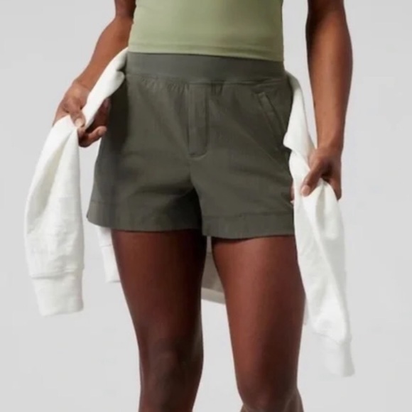 Athleta Shorts Athleta Trekkie North Shorts Military Green Poshmark